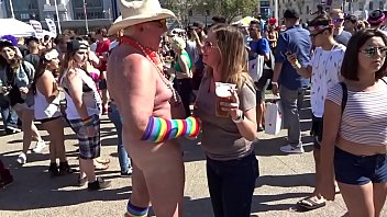 Nude Exhibitionist at Pride